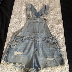 Overall Shorts